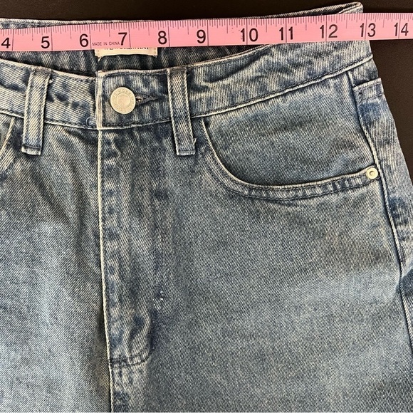 WE WORE WHAT Jeans Women Size 26 Straight Ultra High Rise Icon Fit Slim CL - Picture 10 of 12